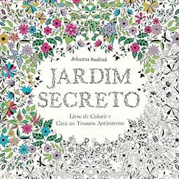 Jardim secreto: Livro de colorir e caça ao tesouro antiestresse