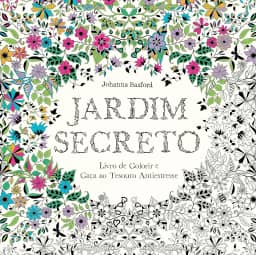 Jardim secreto: Livro de colorir e caça ao tesouro antiestresse