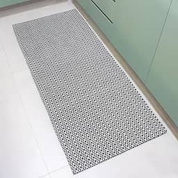 Passadeira Tapete Cozinha 2,00m x 65cm Preto - Tapete Passadeira para Cozinha e Quarto