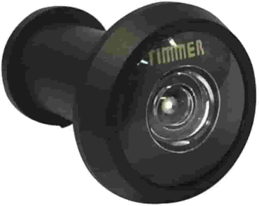 Visor Olho Mágico Timmer Curto Preto Fosco 200º - 77794