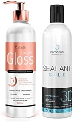 Cauter Gloss 500ml + Selagem 3d Orgânica, 350ml- Borabella