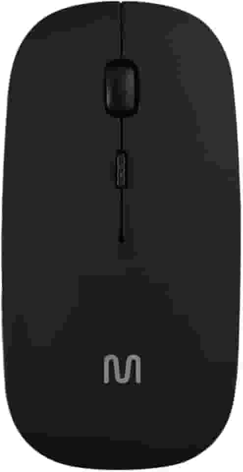 Mouse sem Fio Slim Recarregável Bateria de 400mAh 1600-2400 DPI 4 Botões Multi - MO290