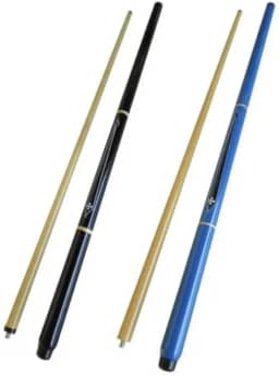 Kit Com 2 Tacos Sinuca Bilhar Profissional Cruz Preto/branco