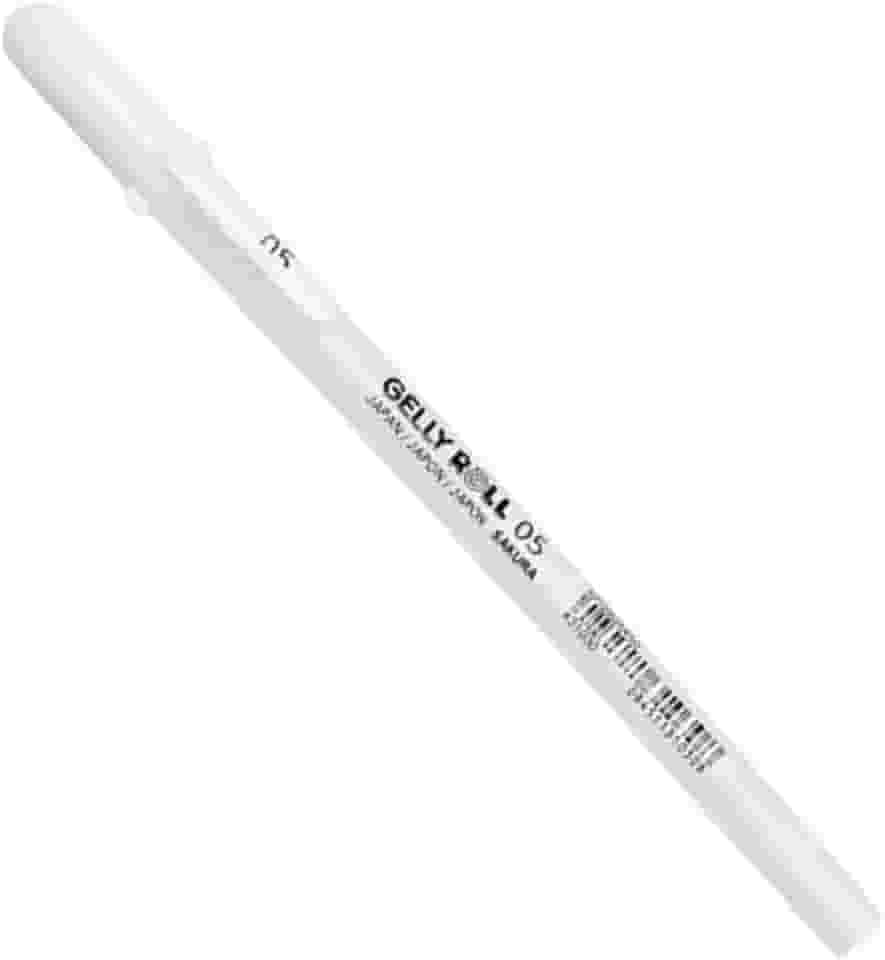 Caneta Gel Sakura Gelly Roll Cor Branco - 1.0mm Ponta Grossa
