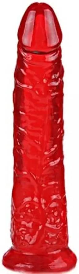 PENIS 18X3,5CM COR BEGE (VERMELHO)