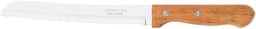 Faca Para Pão Tramontina Dynamic Com Lâmina De Aço Inox E Cabo De Madeira Natural 8"