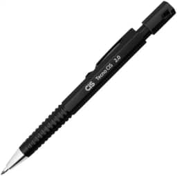 Lapiseira Técnica Tecnocis 2 mm, Preta, Blister com 1 + 01 tubo de grafite, CIS