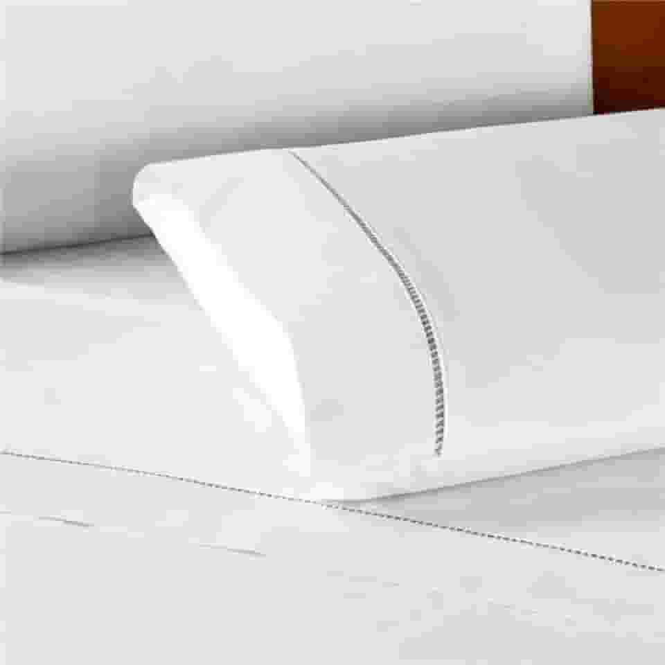 Jogo de Lençol De Berço 02 Peças Percal Algodão 200 Fios (Branco.)