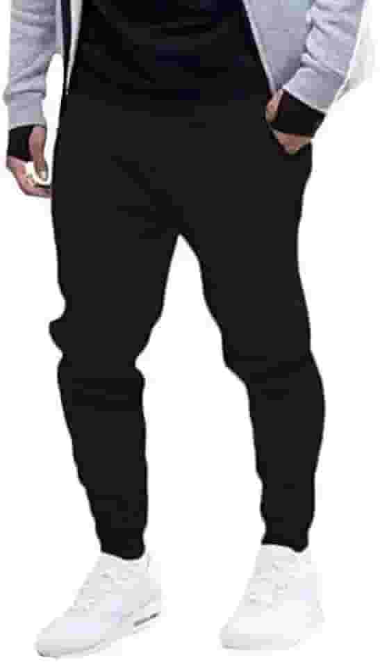 Calça Masculina Moletom Esporte Macio Cinza Grafite G