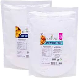 Kit 2 Polvilhos Sem Glúten Leve Croc: Azedo, Doce