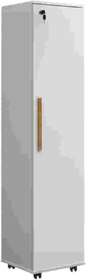 Armário Multiuso Lavanderia Com Chave e Rodízios 1 Porta