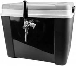 Chopeira A Gelo 34L com Torneira Italiana Cromada e Destrave para Barril 5L Preto