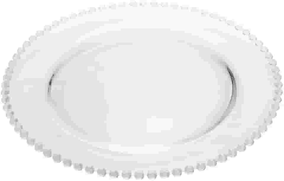 WOLFF - Sousplat de Cristal 32cm - Linha Pearl