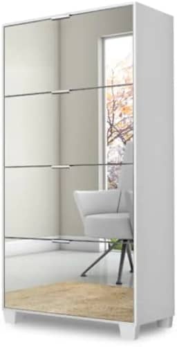 Sapateira Pequim Espelhada (Branco)