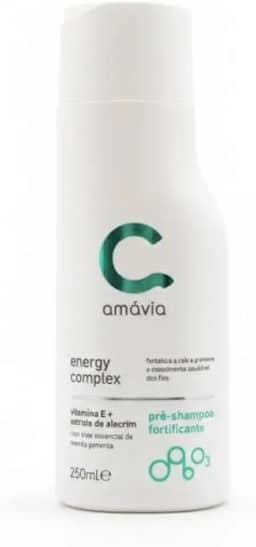 Pré-Shampoo Energy Amavia Cabelo Couro Oleoso Anticaspa Hair