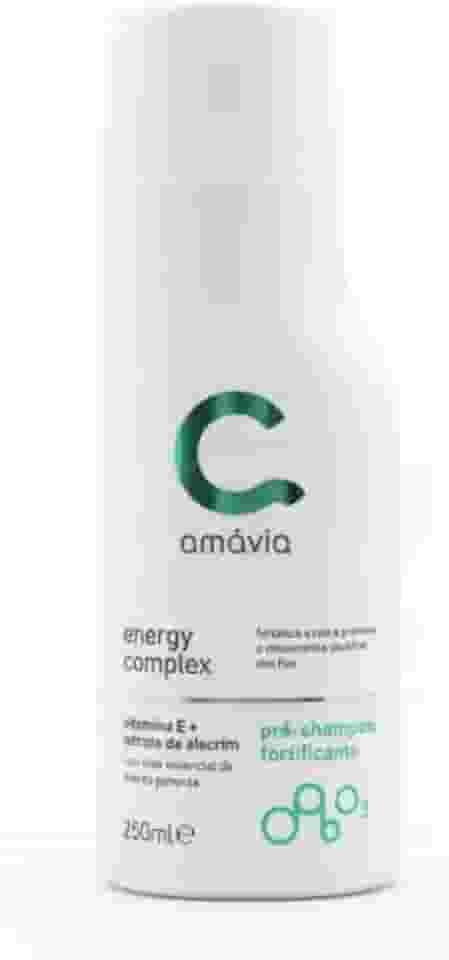 Pré-Shampoo Energy Amavia Cabelo Couro Oleoso Anticaspa Hair