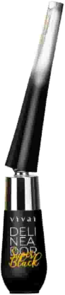 Delineador Líquido Preto a Prova D'Água Vivai