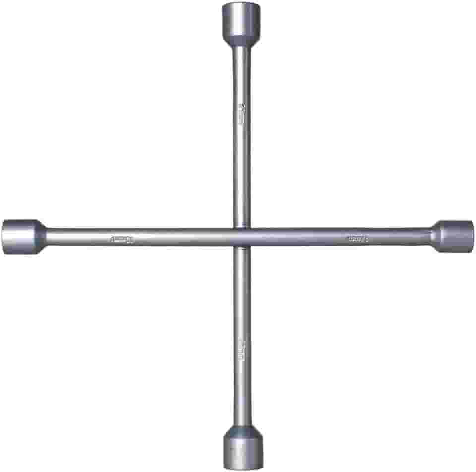 Chave De Roda Universal Em Cruz Estrela 4 Bocas 17x19x21x23mm Automotivo