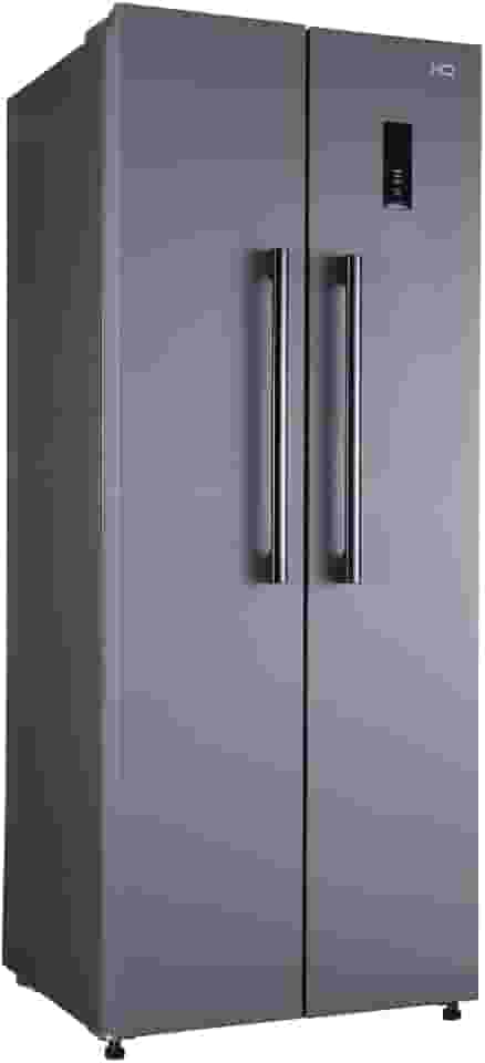 Geladeira Refrigerador HQ Frost Free Side By Side 460 Litros Cinza HQ-460SBSFF (127V)