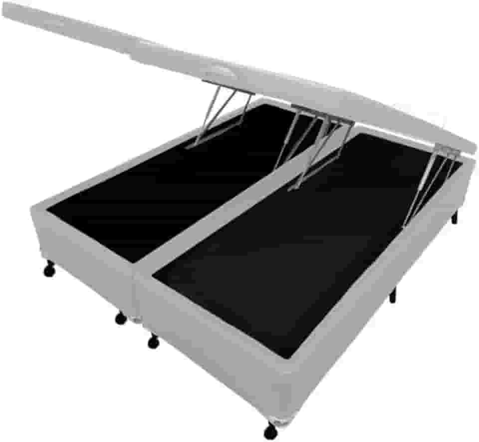 Box Baú Castor Queen Branco 158x198x35cm