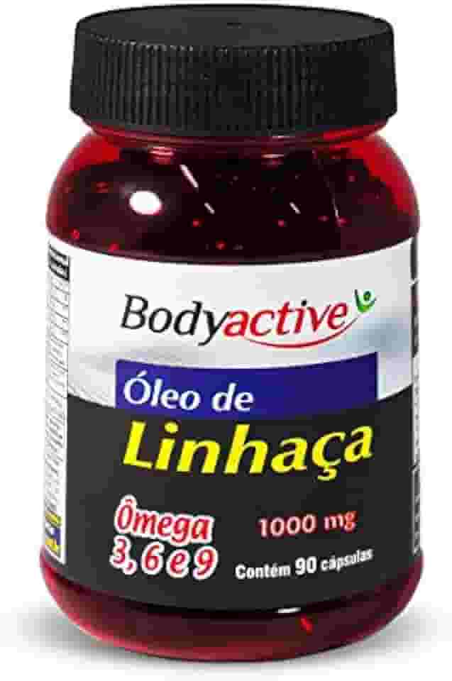 Óleo De Linhaça 1000 MG 90 Cápsulas Ômega 3 6 9 Bodyactive