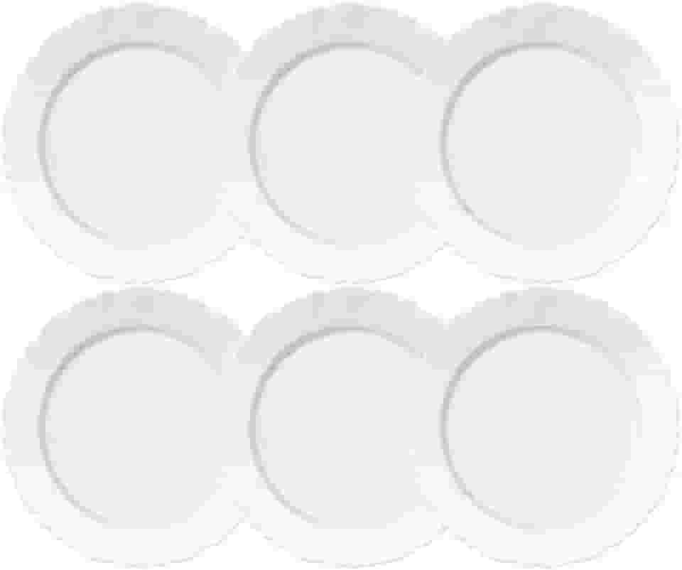 Jogo de Pratos Raso Nadir Duralex Linha Pétala 6 Peças