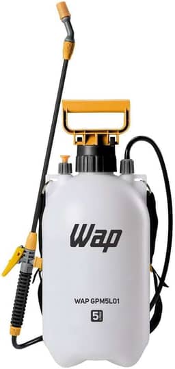 WAP Pulverizador Manual 5 Litros GPM5L01 Borrifador Com Compressão Prévia Jato Regulável Trava Para Pulverização Contínua