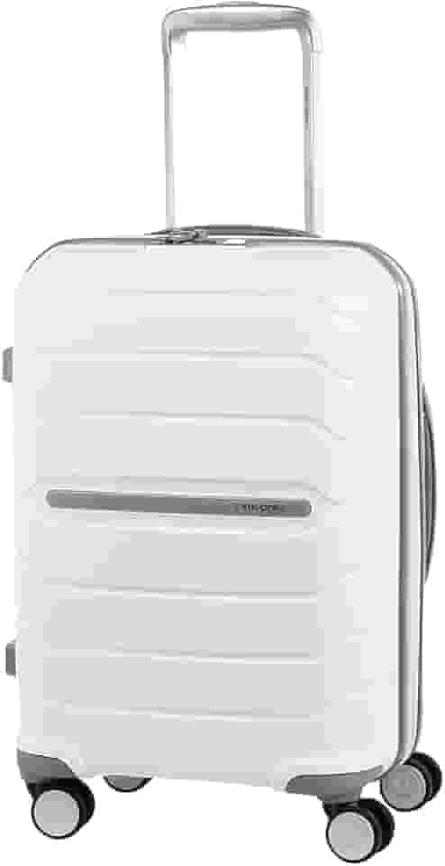 Mala de Viagem Octolite Branca Pequena Expansível