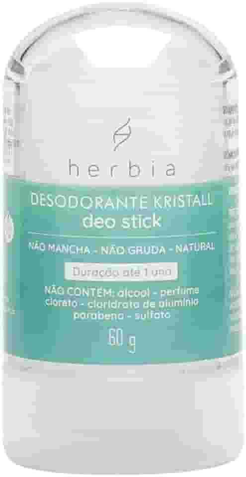 Desodorante Kristall Deo Stick 60G Natural E Vegano Herbia