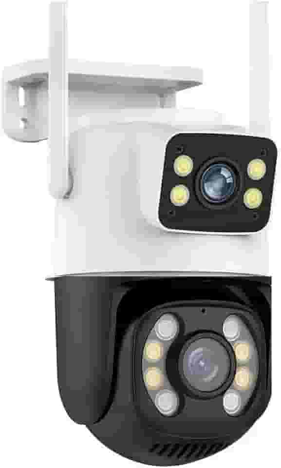 Câmera de Segurança Dupla Wi-fi Smart Angulo Duplo A28B 3mp Icsee