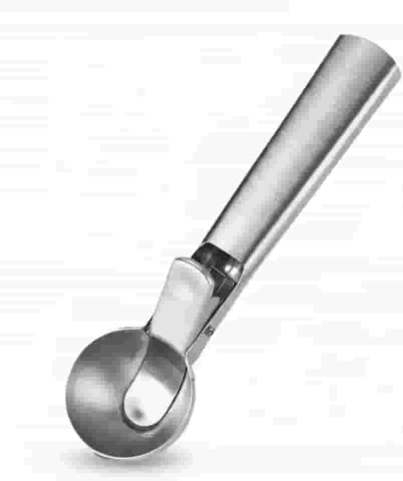 Colher de Sorvete Profissional em Aço Inox com Ejetor – Storeasy
