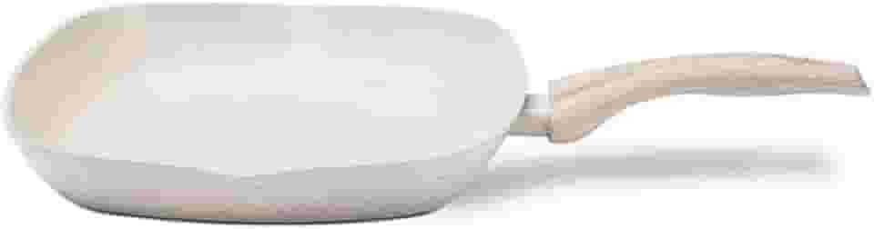 Brinox - Grill Ceramic Life Sirius 28cm Brinox com Indução - Vanilla