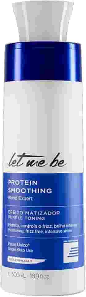 Protein Smoothing Blond - Escova Progressiva Passo Único Efeito Matizador 500ml, Let Me Be