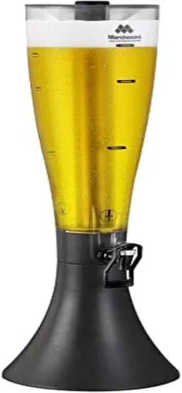 Torre de Chopp Marcbeer 2.5 L Marchesoni Marcbeer Transparente com Preto