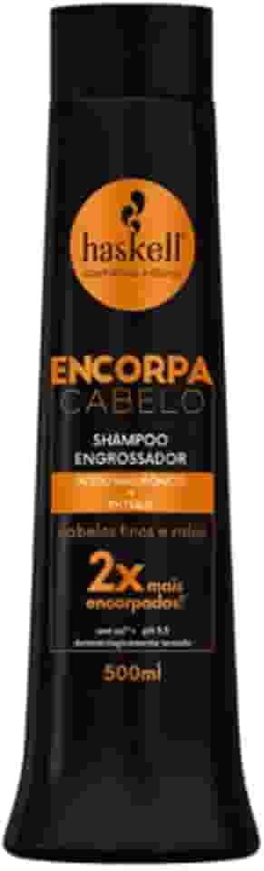 Shampoo Encorpa Cabelo 300 ml, Haskell, Preto
