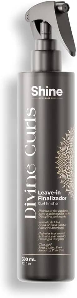 Finalizador Leave-in Cachos Divino Bom Shine 300mL