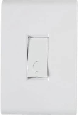 Conjunto 4x2 com 1 Pulsador Campainha Tramontina Liz 10 A 250 V Branco