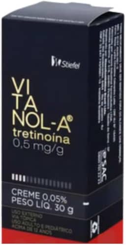 Vitanol A 0,05% Creme Clareador de Melasma 30g