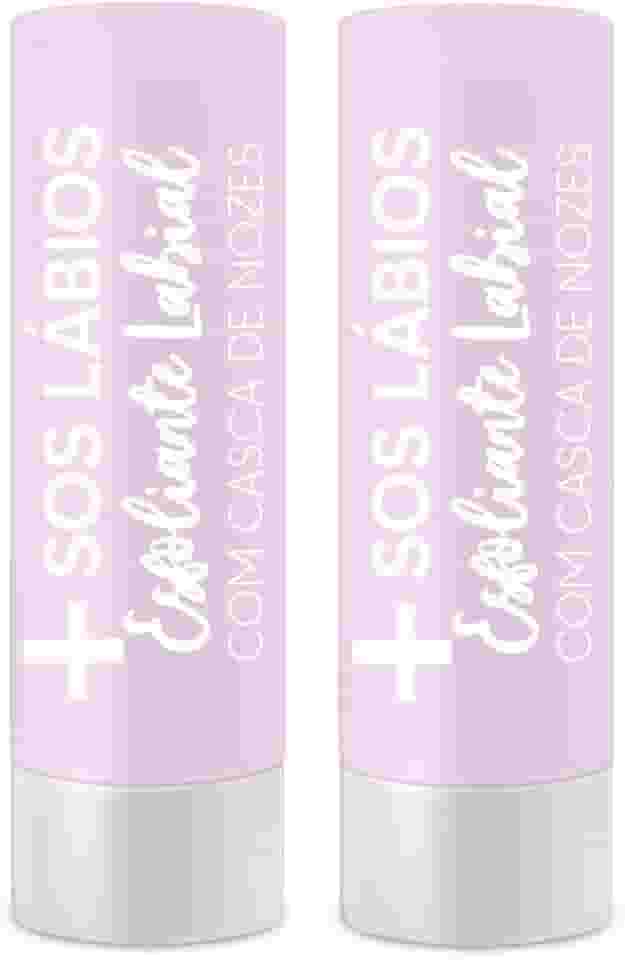 Kit 2 unidades - SOS Lábios Esfoliante Labial 3, 5Gr Top Beauty, Top Beauty