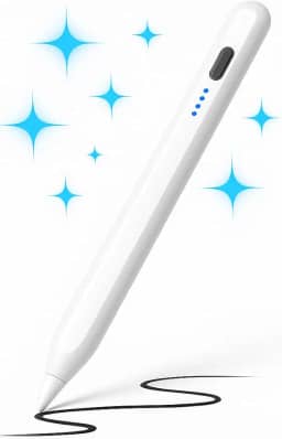 Caneta Stylus Touch Screen Universal para Celular, Tablet e SmarthPhone Alta Precisão Compatível com Android e iOS Rejeição de Palma e Ponta Fina Sensível Premium