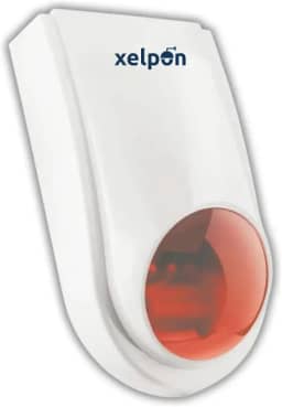 Sirene Strobo Visual 12v Alarme Residencial Alerta Incêndio