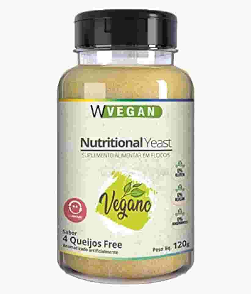 Nutritional Yeast Flocos Sabor 4 Queijos Free 120G W Vegan