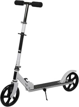 Replay Kids Patinete Infantil Juvenil 2 Rodas 2Fly, Dobrável com Guidão ajustável e Bolsa de Proteção, Suporta até 80Kgs, Branco