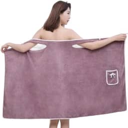 Roupão Coral Super Macio e Absorvente – Conforto Luxuoso para Banho, Spa e Relaxamento Diário – Toque Suave e Secagem Rápida (Toalha Azul)