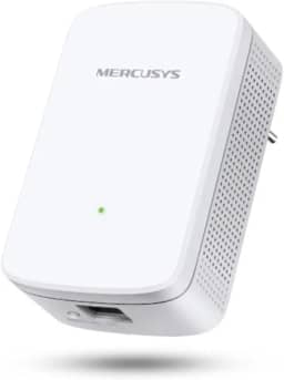 MERCUSYS ME10 Repetidor WiFi, extensor de rede, amplificador sem fios 300 Mbps, WPS botão, play e plug, indicador LED de sinal, fácil configuração, compatível com
