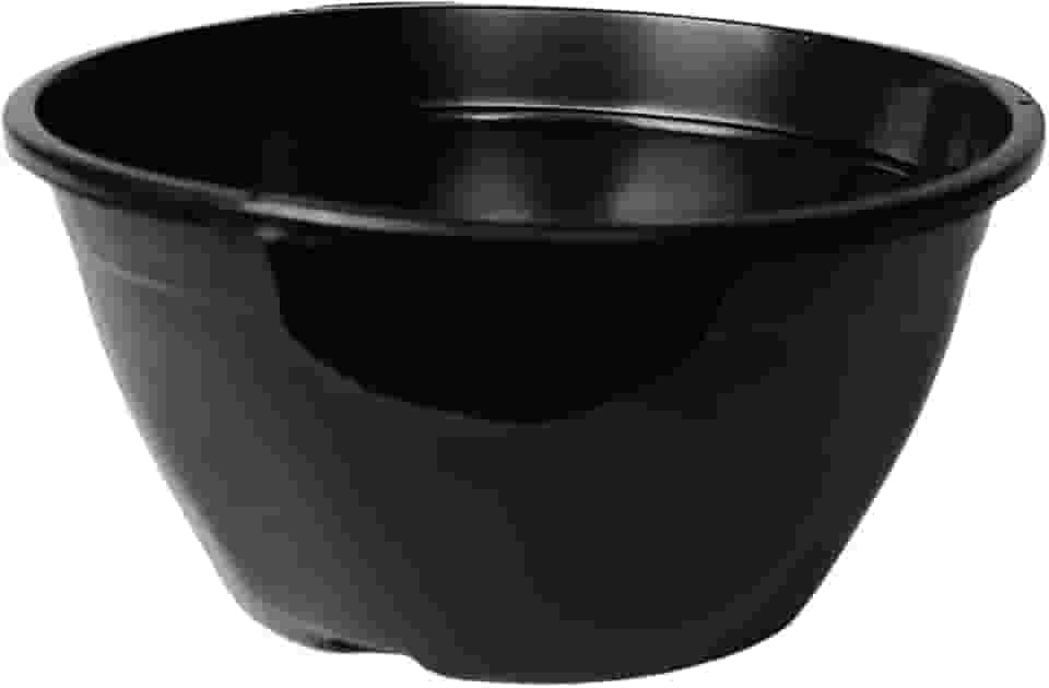 Kit de vasos plastico cuia 21 de 2 litros para plantas cactos e suculentas (PRETO, 5)