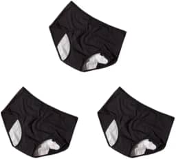 Kit 3 Calcinhas Absorventes Dulasi: Conforto e segurança para o dia todo! Proteção contra vazamentos e odores. Ideal para incontinência. Compre já