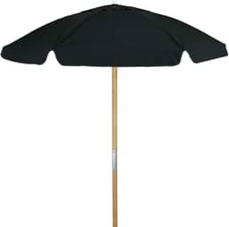 Guarda-Sol Bagum Vara De Madeira - 2,0 M - Preto