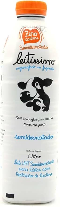 Leite Semidesnatado Zero Lactose Leitíssimo 1L