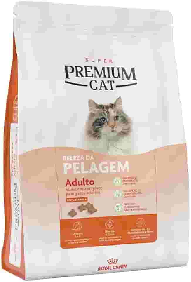 Ração Royal Canin Premium Cat Beleza Da Pelagem para Gatos Adultos 1kg Royal Canin Raça Adulto